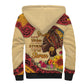 African Woman Sherpa Hoodie I Am The Storm - African Pride