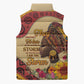 Black History Month Sleeveless Puffer Jacket African Woman Afro I Am The Storm