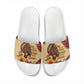 Black History Month Slide Sandals African Woman Afro I Am The Storm