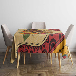 African Woman Tablecloth I Am The Storm - African Pride