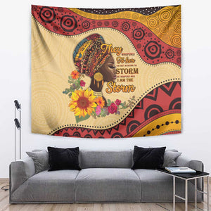African Woman Tapestry I Am The Storm - African Pride