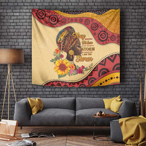 African Woman Tapestry I Am The Storm - African Pride