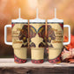 African Woman Tumbler With Handle I Am The Storm - African Pride