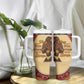 African Woman Tumbler With Handle I Am The Storm - African Pride