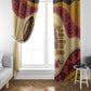 African Woman Window Curtain I Am The Storm - African Pride