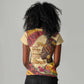 African Woman Women V-Neck T-Shirt I Am The Storm - African Pride