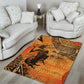 African Women Area Rug With Tribal Pattern - African Pride