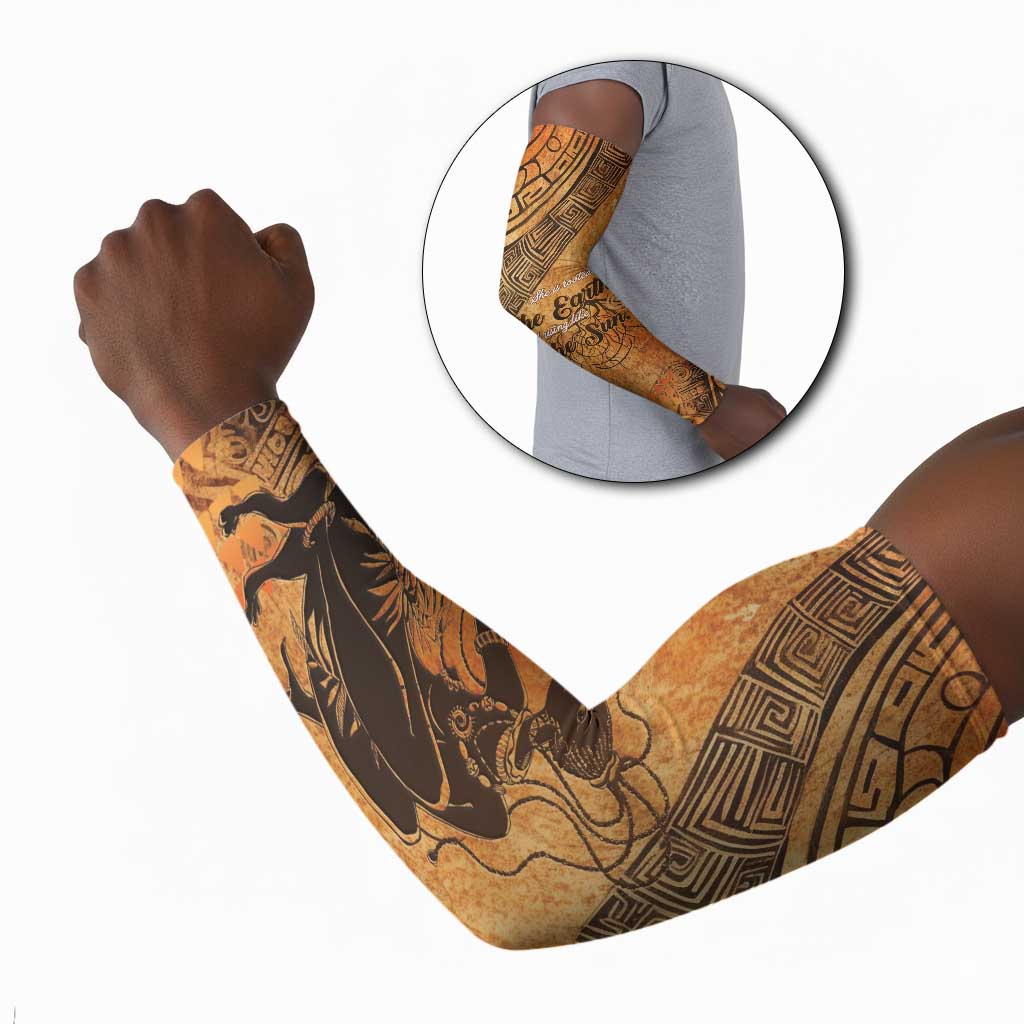 African Women Arm Sleeves She Is Rooted In The Earth and Rising Like The Sun