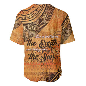 African Women Baseball Jersey With Tribal Pattern - African Pride
