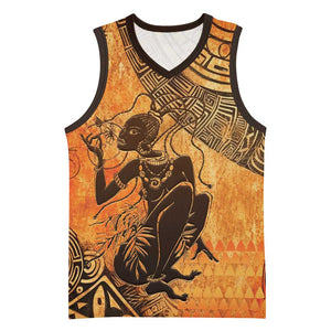 African Women Basketball Jersey With Tribal Pattern - African Pride