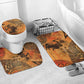 African Women Bathroom Set She Is Rooted In The Earth and Rising Like The Sun