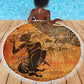 African Women Beach Blanket With Tribal Pattern - African Pride