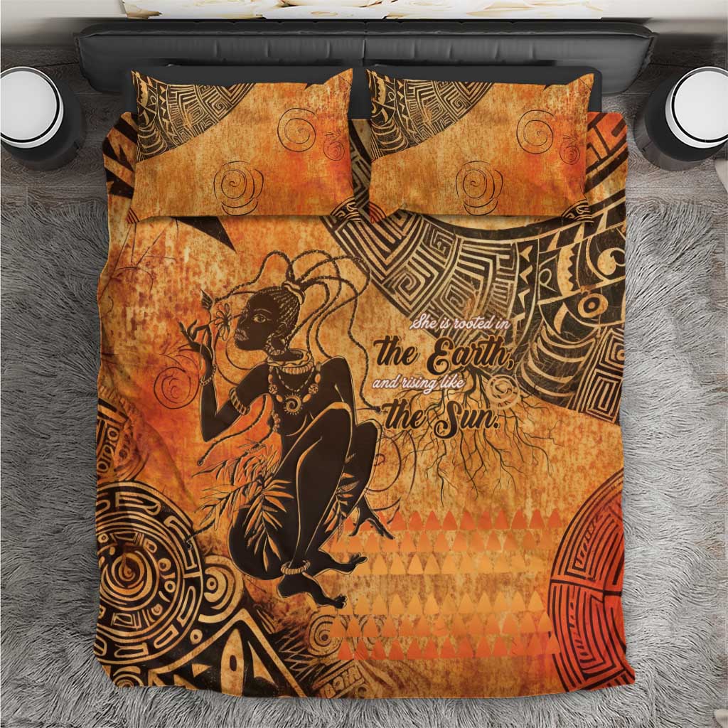 African Women Bedding Set With Tribal Pattern - African Pride