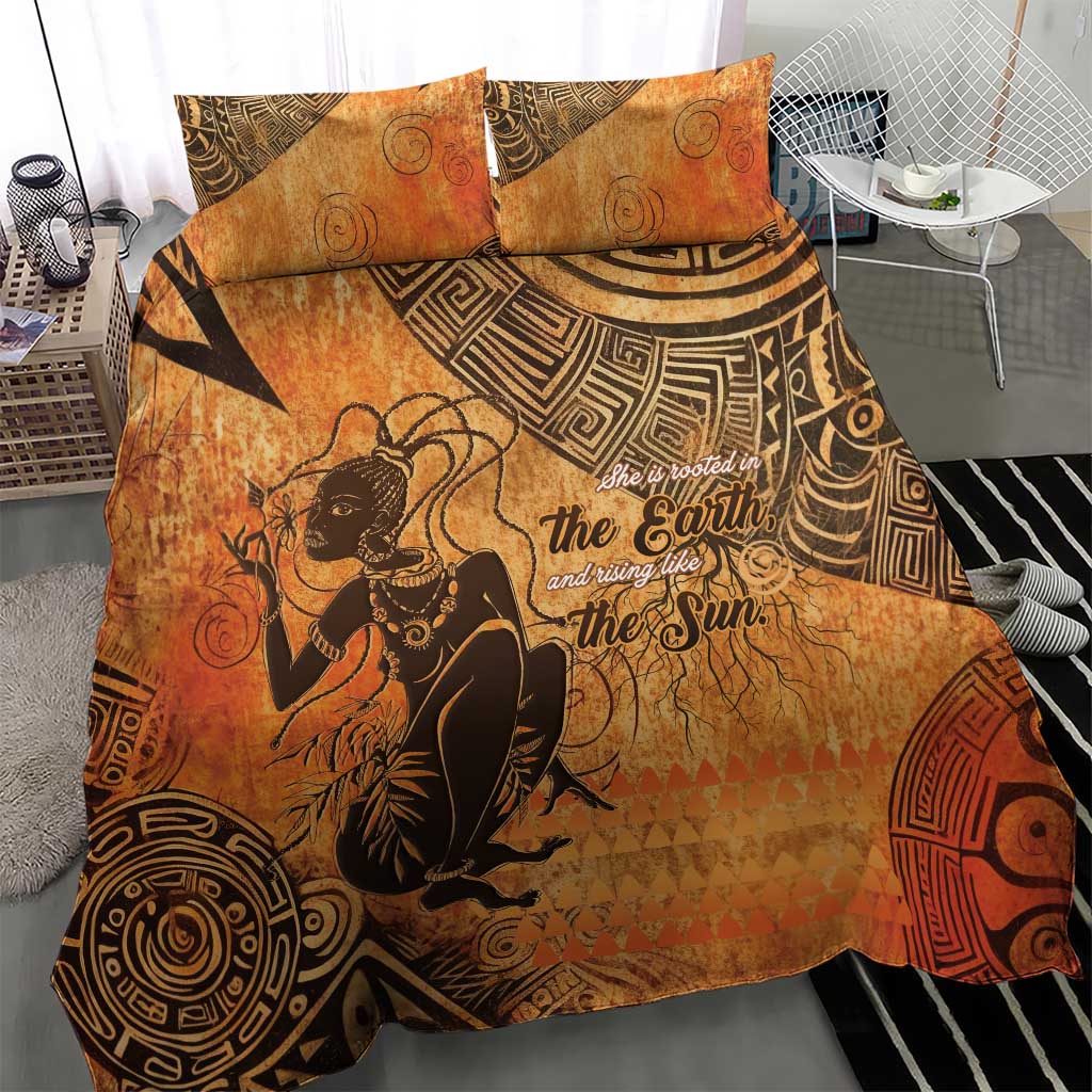 African Women Bedding Set With Tribal Pattern - African Pride