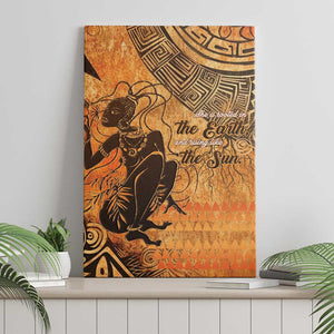 African Women Canvas Wall Art With Tribal Pattern - African Pride
