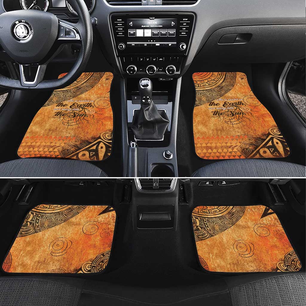 African Women Car Mats With Tribal Pattern - African Pride