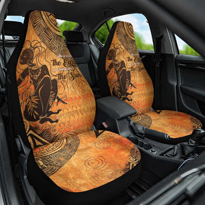 African Women Car Seat Cover With Tribal Pattern - African Pride