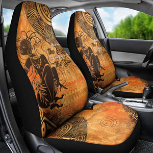 African Women Car Seat Cover With Tribal Pattern - African Pride