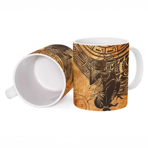 African Women Ceramic Mug She Is Rooted In The Earth and Rising Like The Sun