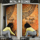 African Women Door Cover She Is Rooted In The Earth and Rising Like The Sun