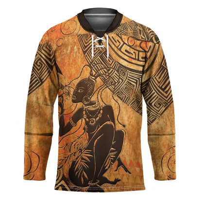 African Women Hockey Jersey She Is Rooted In The Earth and Rising Like The Sun