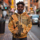 African Women Hoodie With Tribal Pattern - African Pride