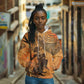African Women Hoodie With Tribal Pattern - African Pride