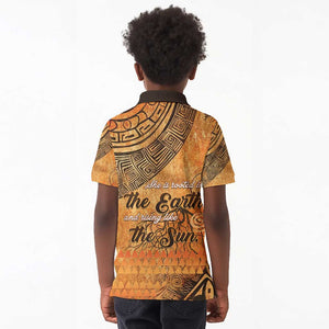 African Women Kid Polo Shirt With Tribal Pattern - African Pride