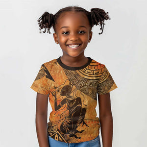 African Women Kid T shirt With Tribal Pattern - African Pride