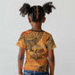 African Women Kid T shirt With Tribal Pattern - African Pride