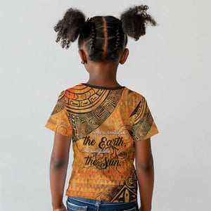 African Women Kid T shirt With Tribal Pattern - African Pride