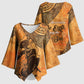 African Women Kimono Sleeve Blouse She Is Rooted In The Earth and Rising Like The Sun