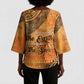 African Women Kimono Sleeve Blouse She Is Rooted In The Earth and Rising Like The Sun