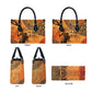 African Women Leather Bag She Is Rooted In The Earth and Rising Like The Sun