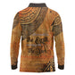 African Women Long Sleeve Polo Shirt With Tribal Pattern - African Pride