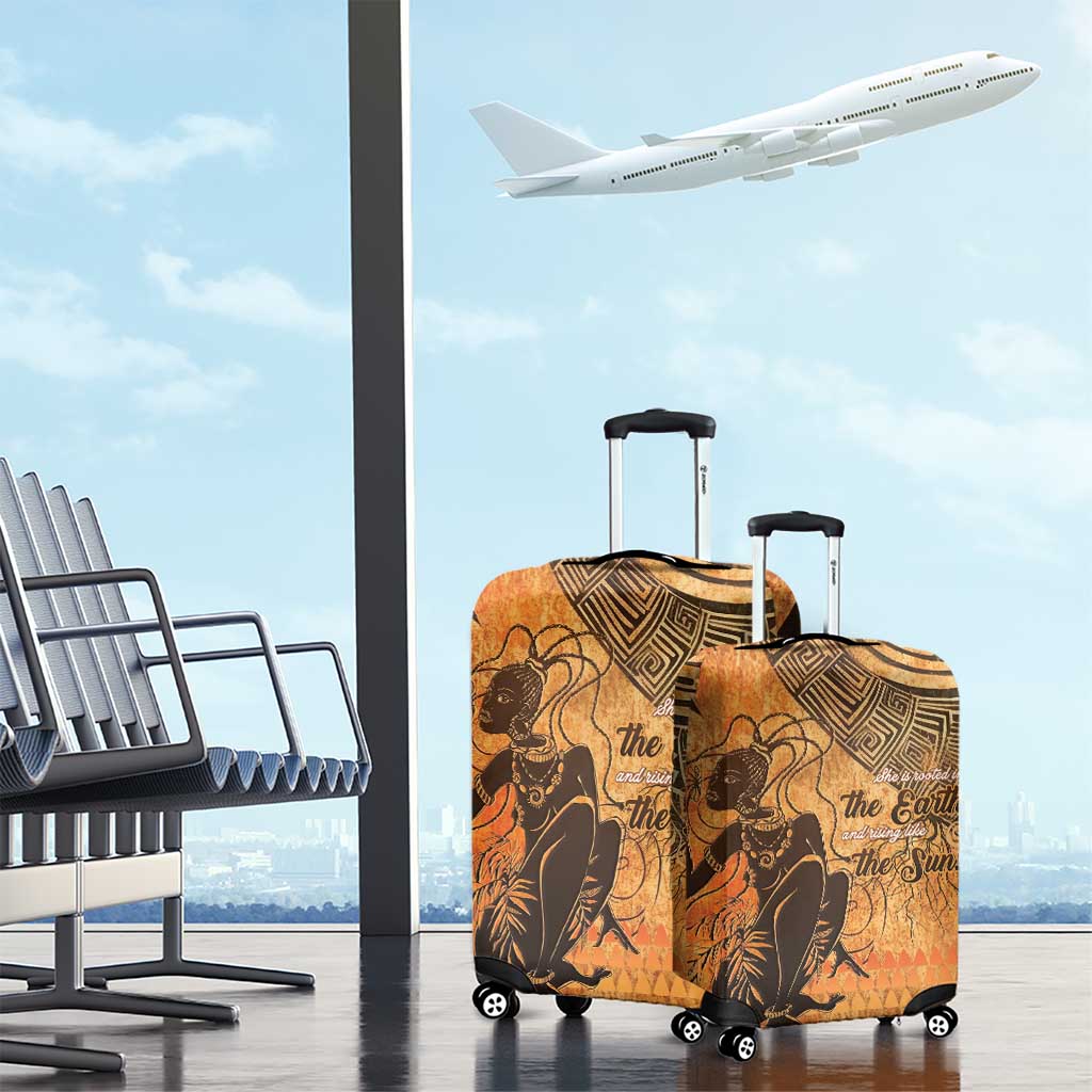 African Women Luggage Cover With Tribal Pattern - African Pride