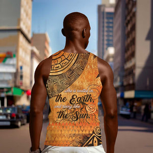 African Women Men Tank Top With Tribal Pattern - African Pride