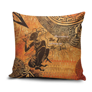 African Women Pillow Cover She Is Rooted In The Earth and Rising Like The Sun
