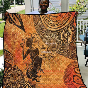 African Women Quilt With Tribal Pattern - African Pride
