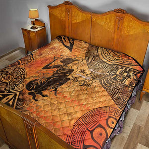 African Women Quilt With Tribal Pattern - African Pride