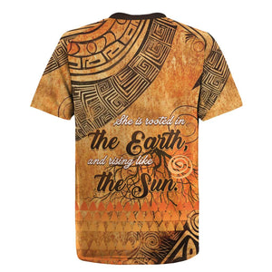 African Women Rugby Jersey With Tribal Pattern - African Pride