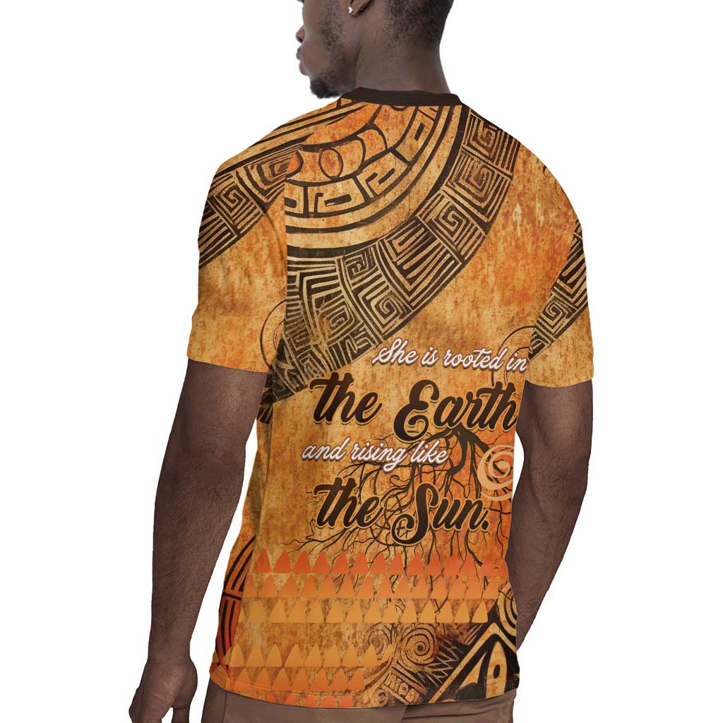 African Women Rugby Jersey With Tribal Pattern - African Pride