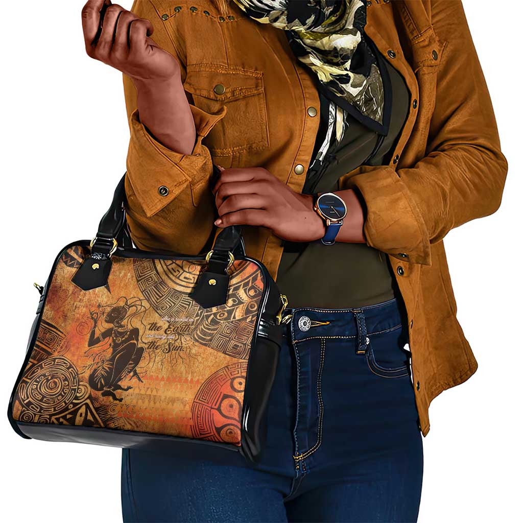 African Women Shoulder Handbag With Tribal Pattern - African Pride