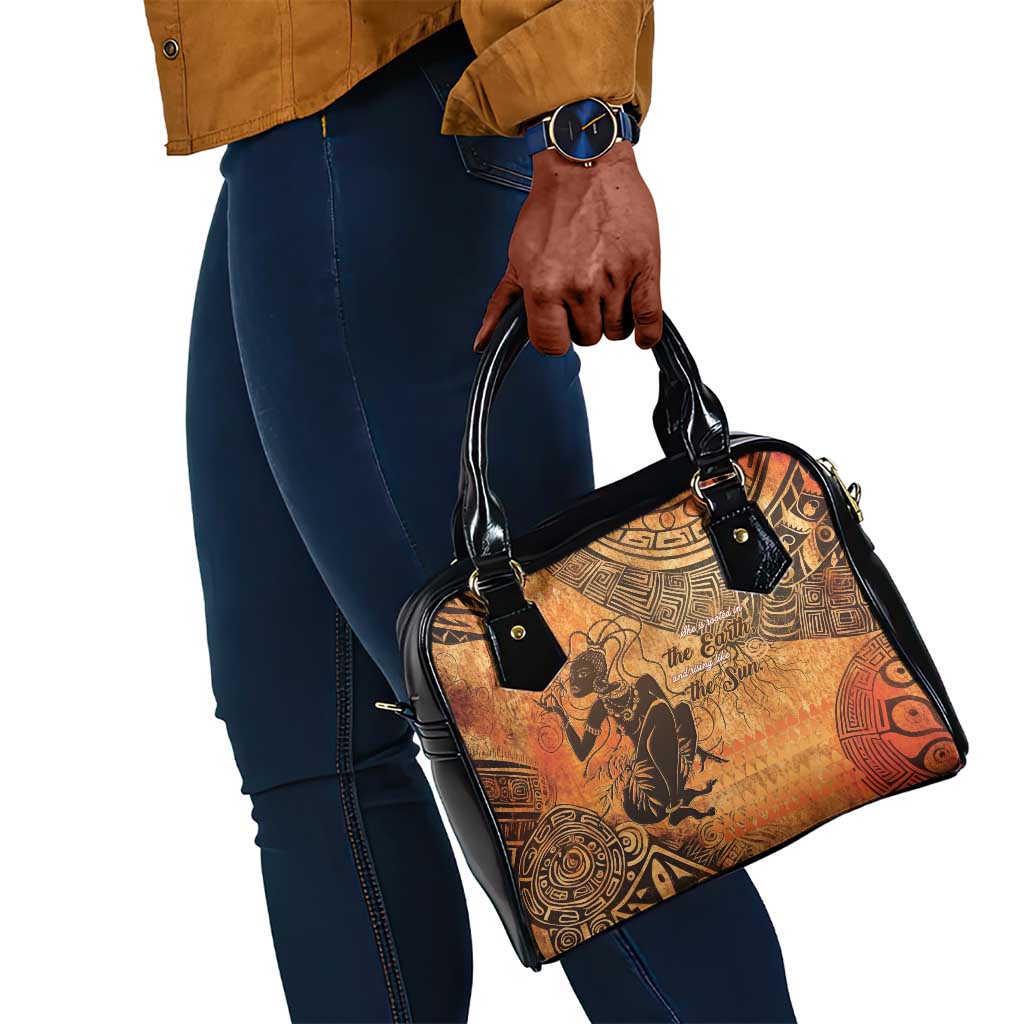 African Women Shoulder Handbag With Tribal Pattern - African Pride