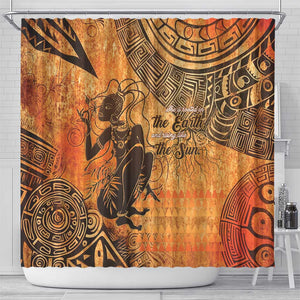 African Women Shower Curtain With Tribal Pattern - African Pride