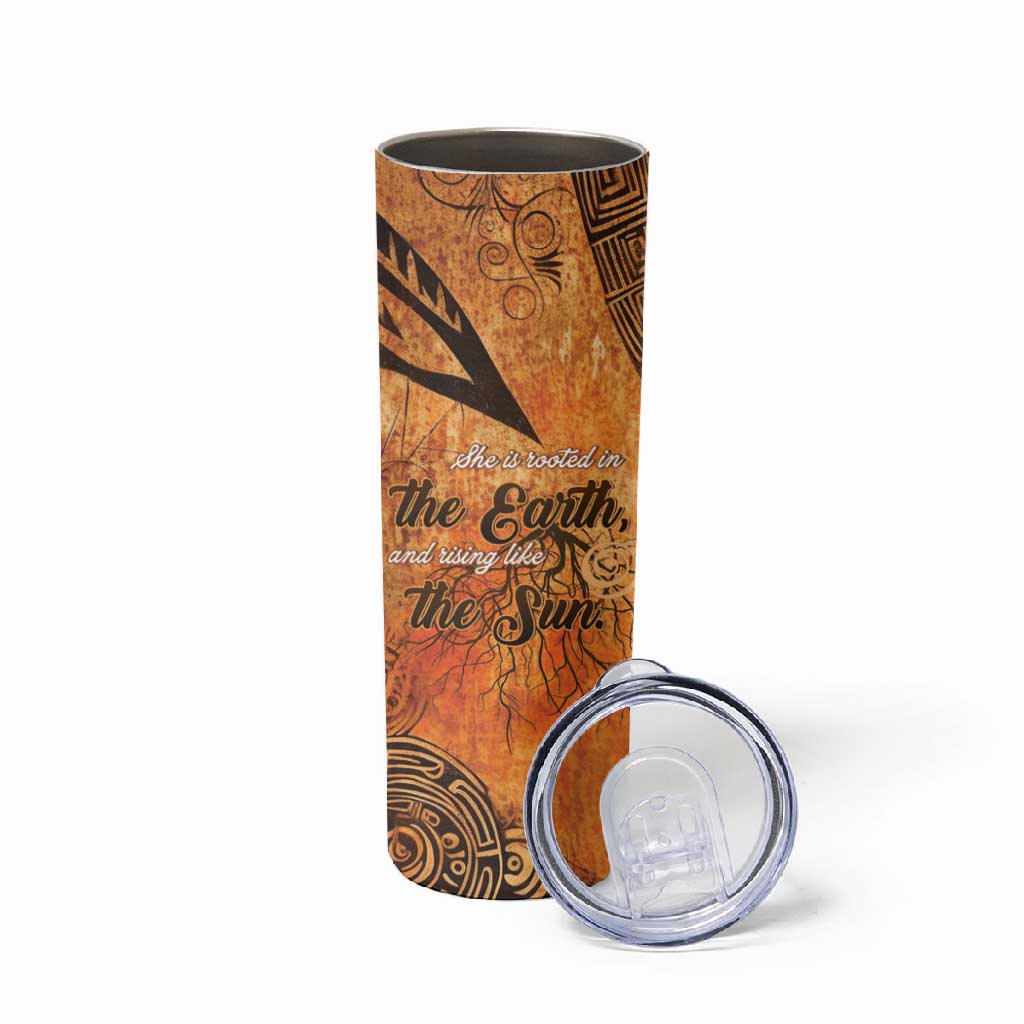 African Women Skinny Tumbler With Tribal Pattern - African Pride