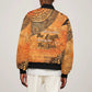 African Women Sleeve Zip Bomber Jacket With Tribal Pattern - African Pride