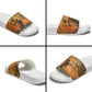African Women Slide Sandals She Is Rooted In The Earth and Rising Like The Sun