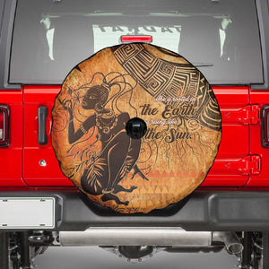 African Women Spare Tire Cover With Tribal Pattern - African Pride