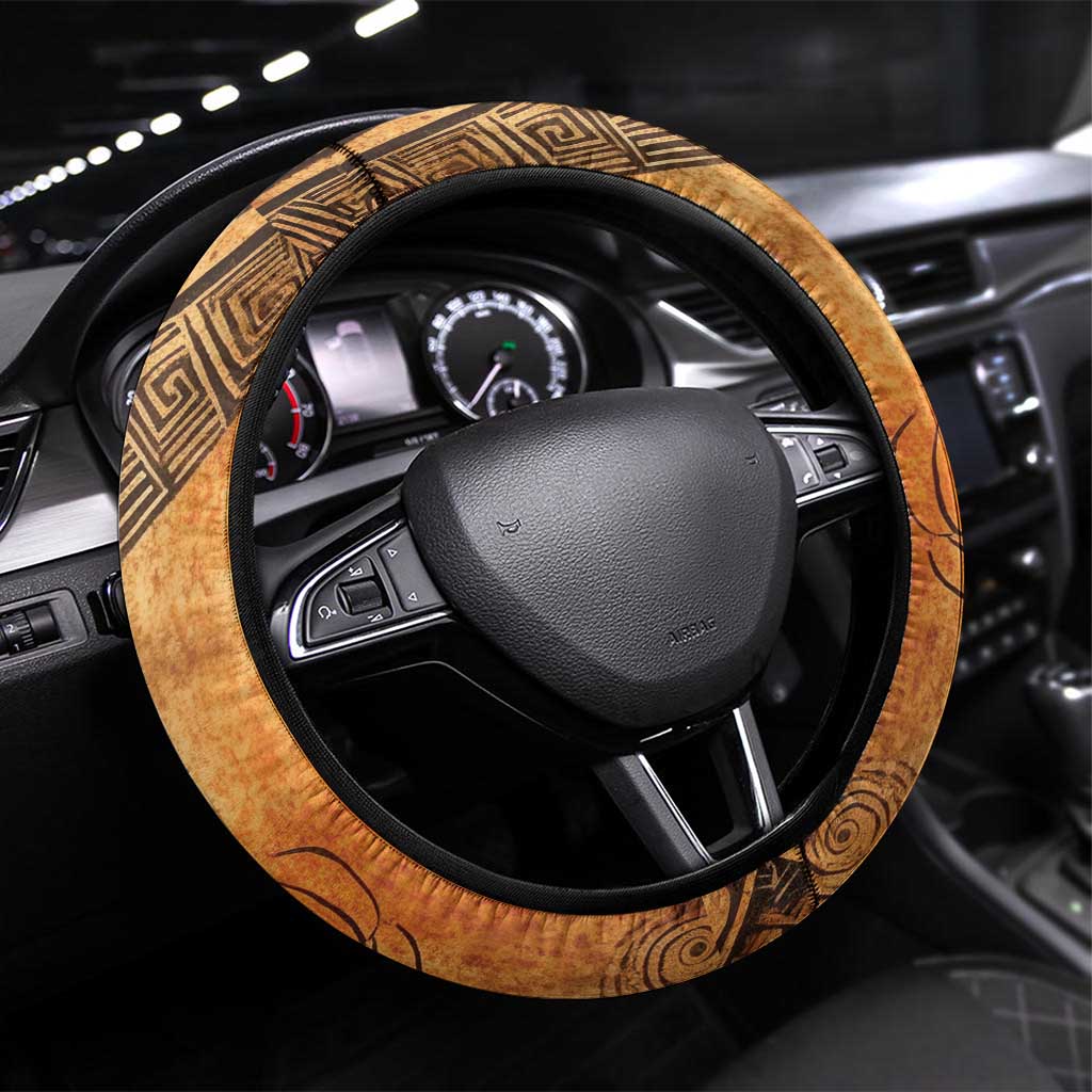 African Women Steering Wheel Cover With Tribal Pattern - African Pride